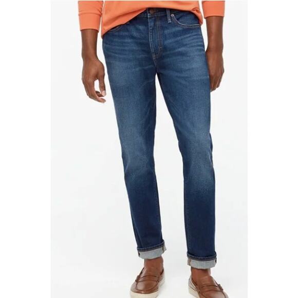 J. Crew 484 Slim Fit Stretch Jeans Medium Wash Men's Size 33/32 - Picture 1 of 12